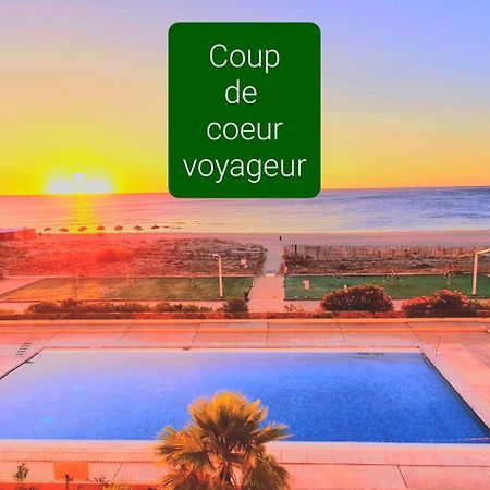 1Ere Ligne Mer Piscine Parking Gratuit Le Barcarès Kültér fotó